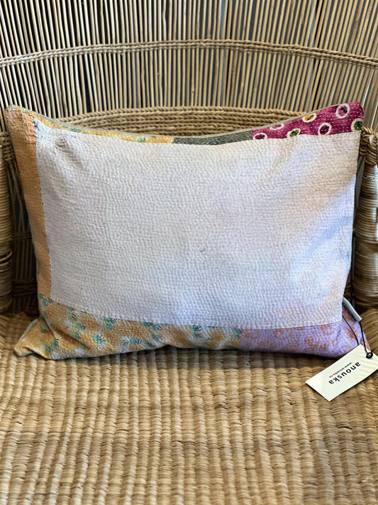 Putetrekk vintage kantha 30 x 40 cm Nr 59