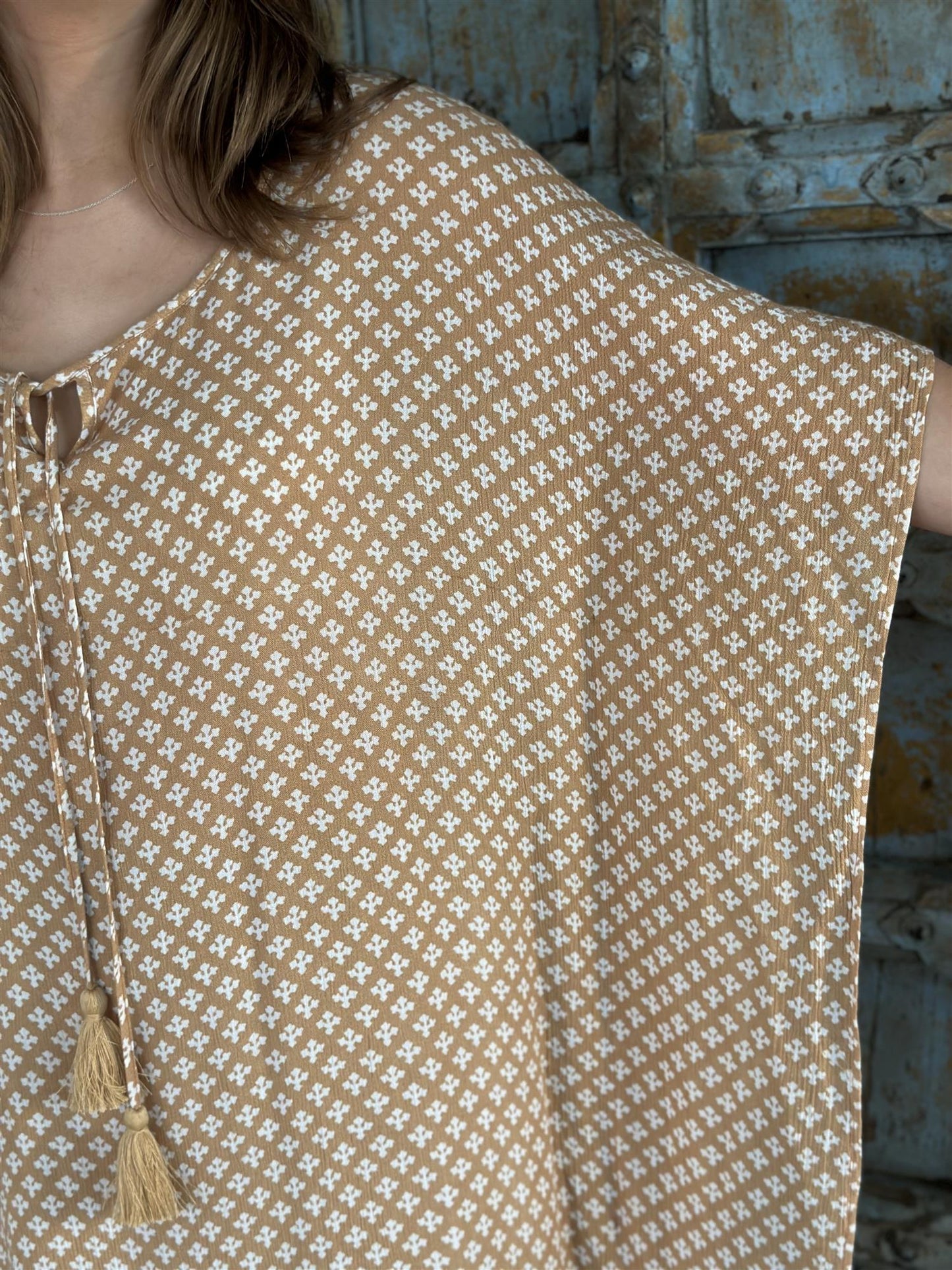 Nora poncho natur