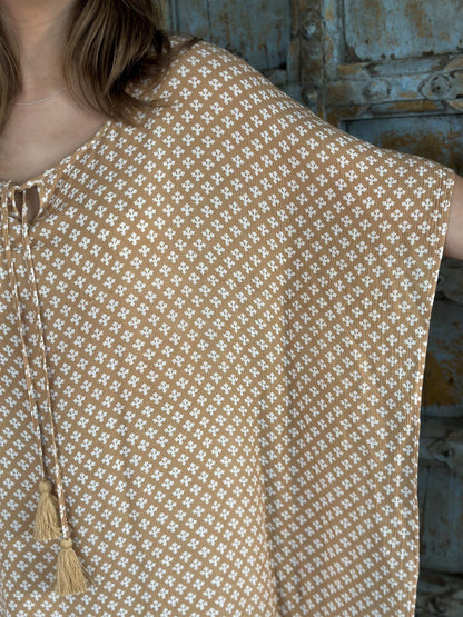 Nora poncho natur